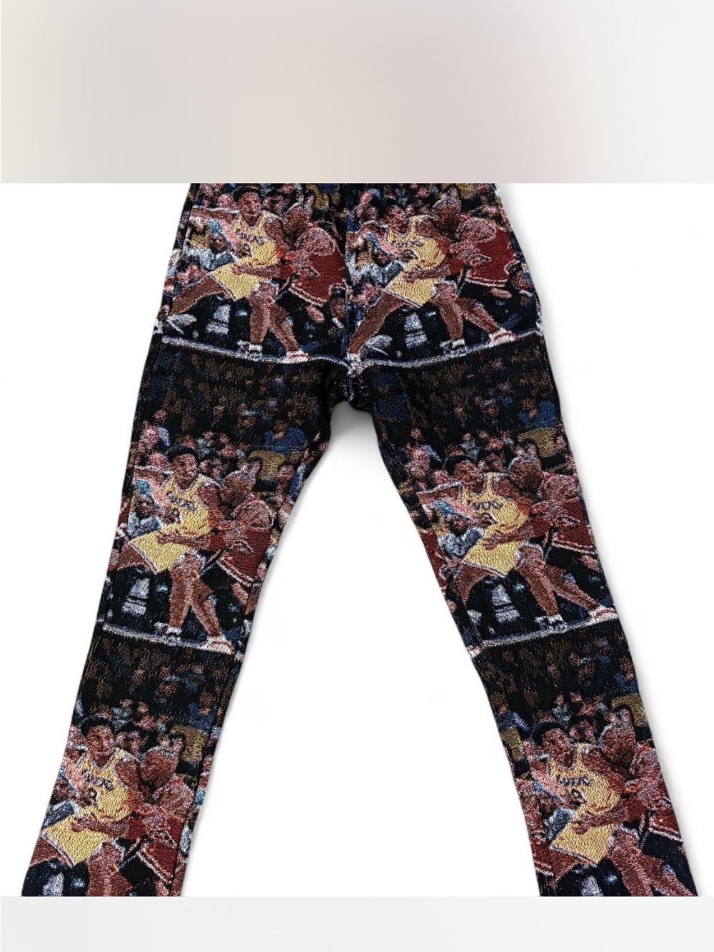 NWOT Kobe Jordan Tribute Tapestry Pants RARE Men’s S - Picture 2 of 6
